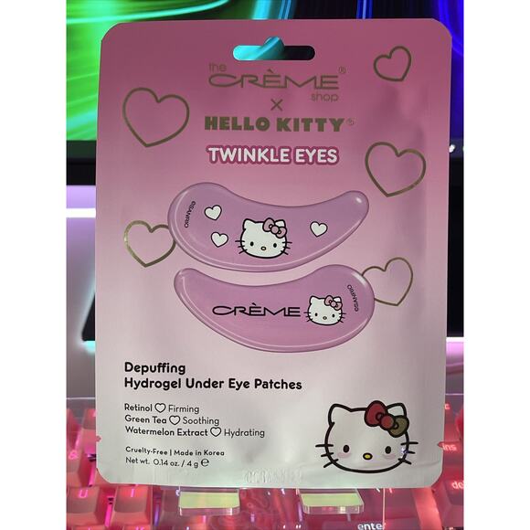 The Creme Shop x Sanrio Hello Kitty Twinkle Eyes Depuffing Under Eye Patches - Picture 10 of 16